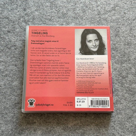 Tingeling lydbok på CD (Lest av Cici Henriksen)