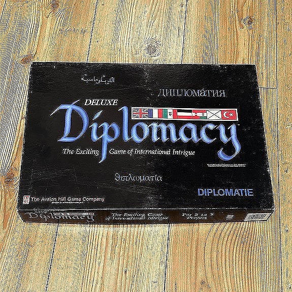 DIPLOMACY DeLuxe Edition fra Avalon Hill (1992)