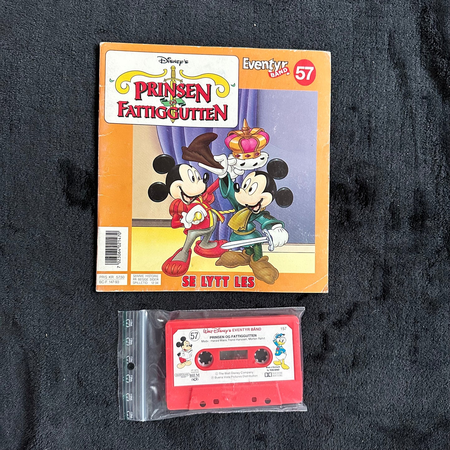 57 Disney Eventyrbånd - Prinsen og fattiggutten