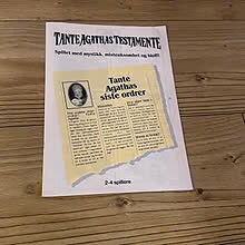 Tante Agathas Testamente (fra 1995)Komplett og i flott stand
