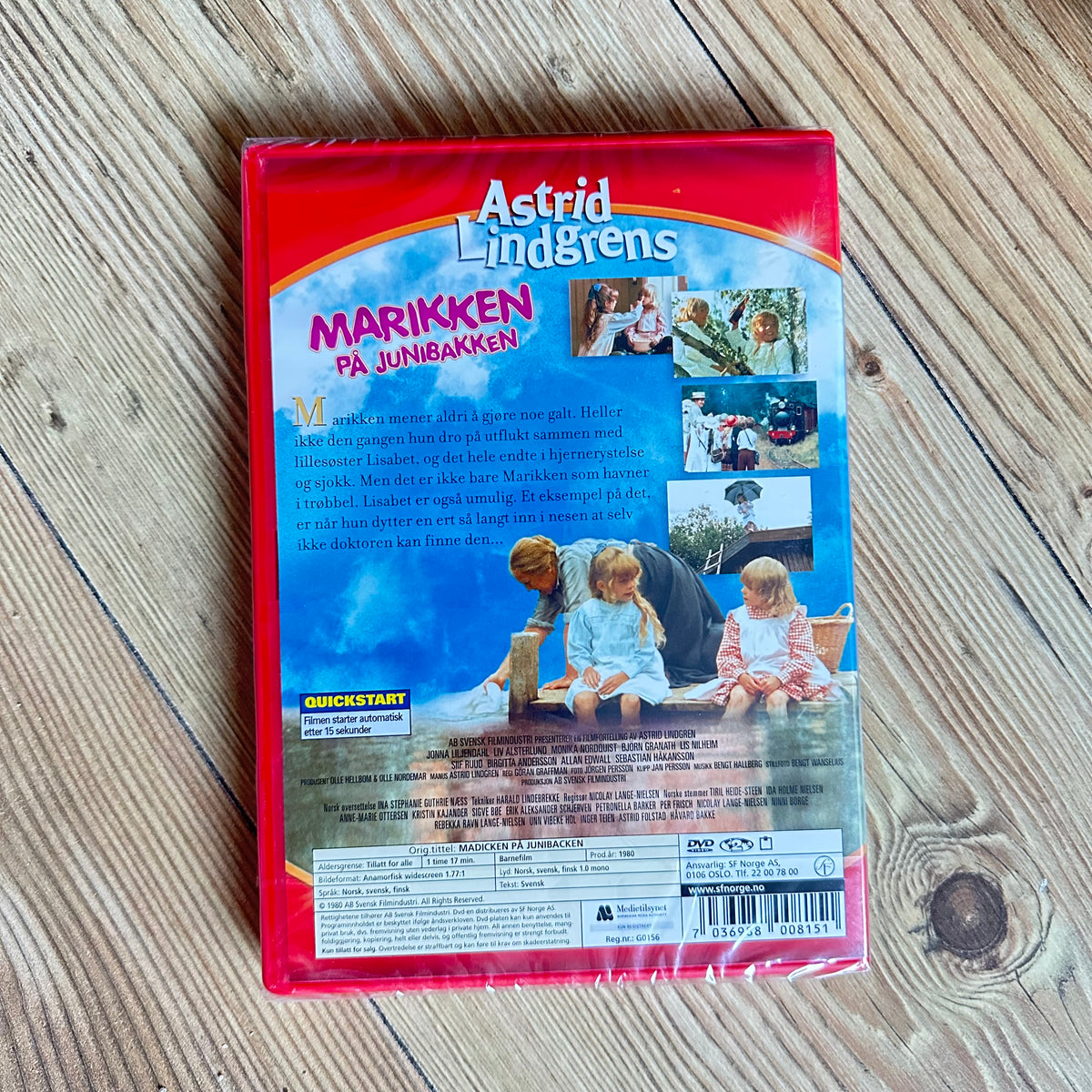 Marikken på Junibakken (DVD) - Ny i plast!