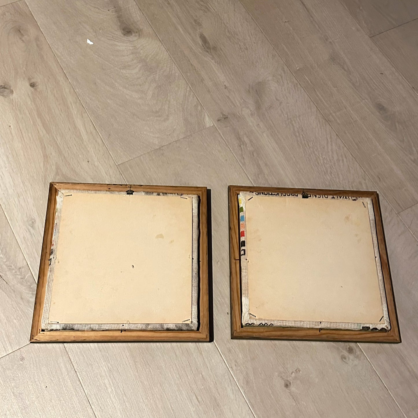 Vintage Disney - Gamle broderte bilder i ramme
