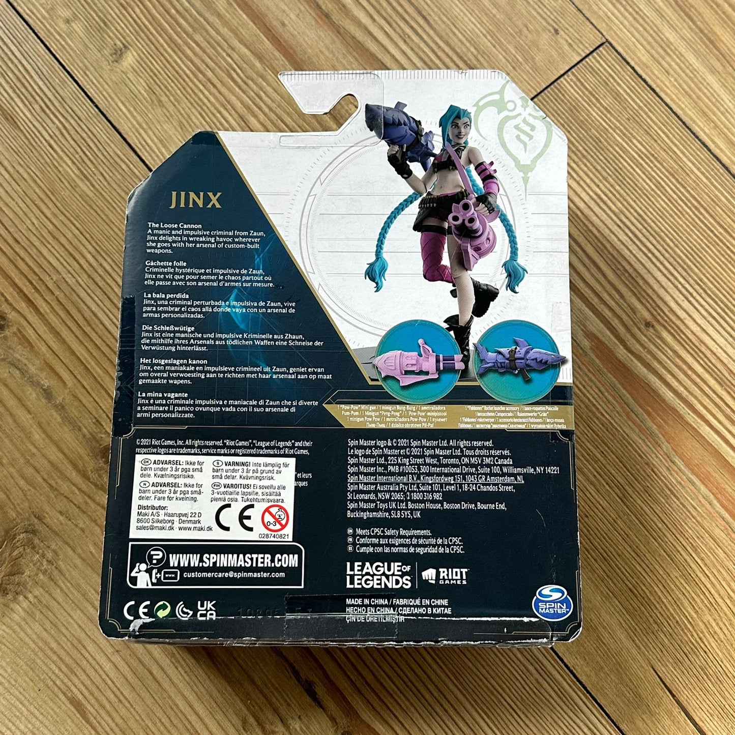 JINX Actionfigur League of Legends The Champion Collection