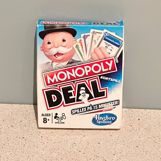 MONOPOLY DEAL - Norsk utgave (som ny)