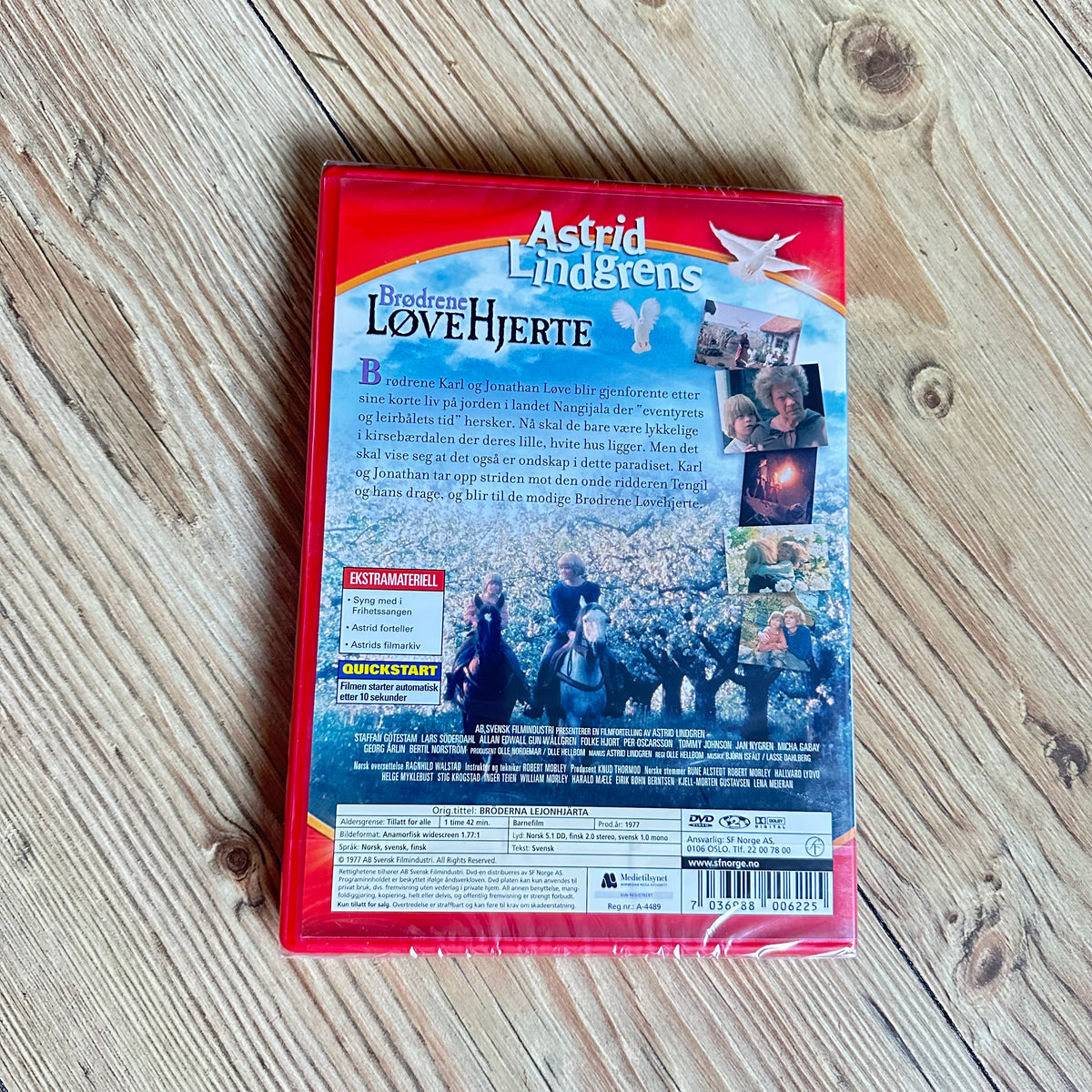 Brødrene Løvehjerte (DVD) - Ny i plast!