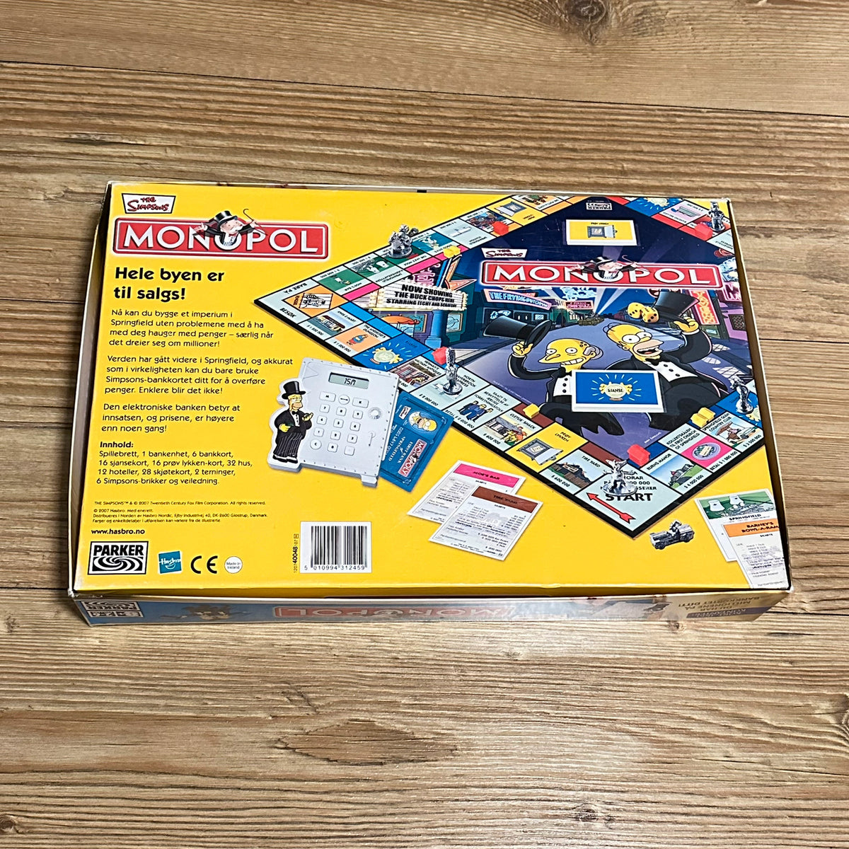 The Simpsons MONOPOL (Norsk fra 2007)
