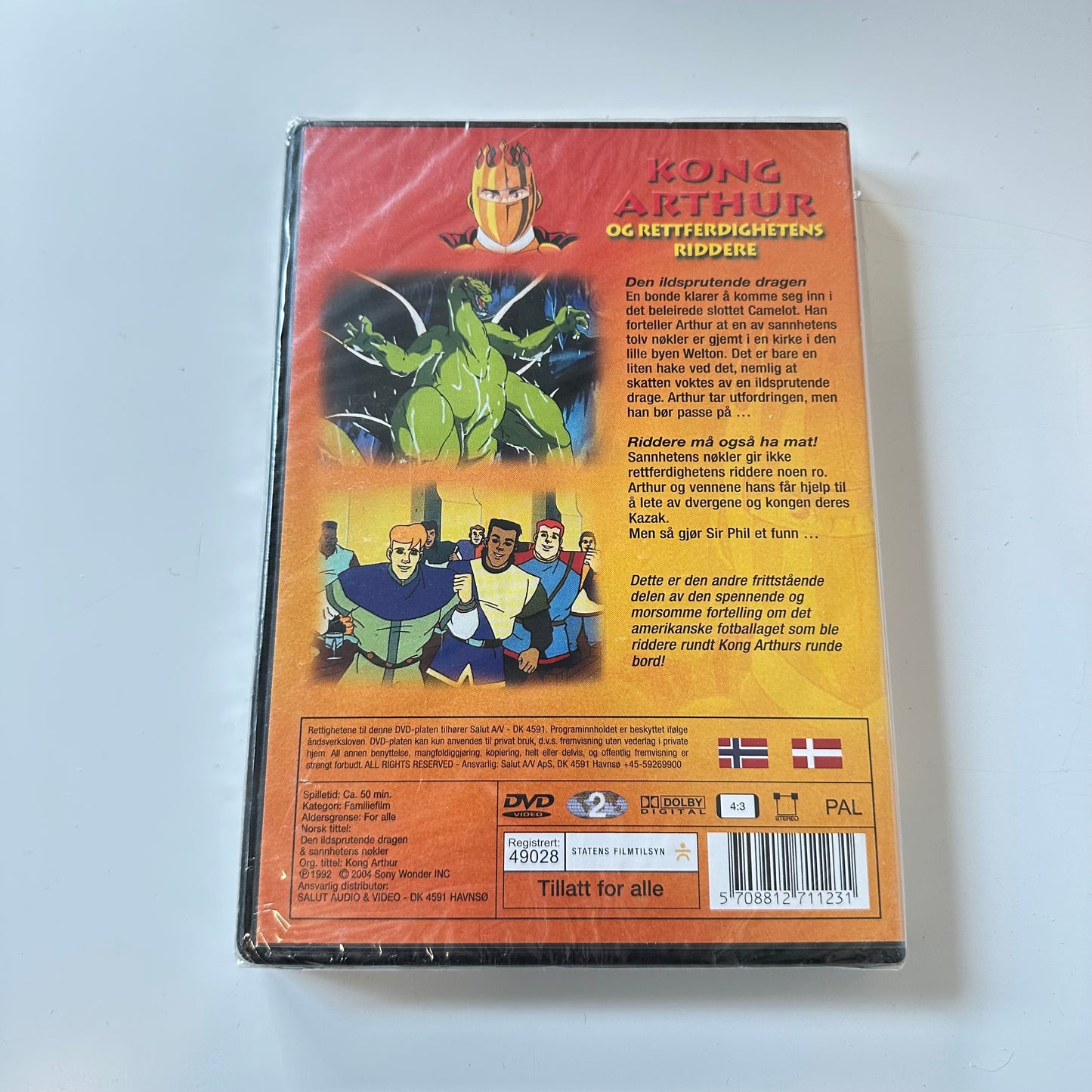 Den ildsprutende dragen og sannhetens nøkler (DVD) - Ny i plast !