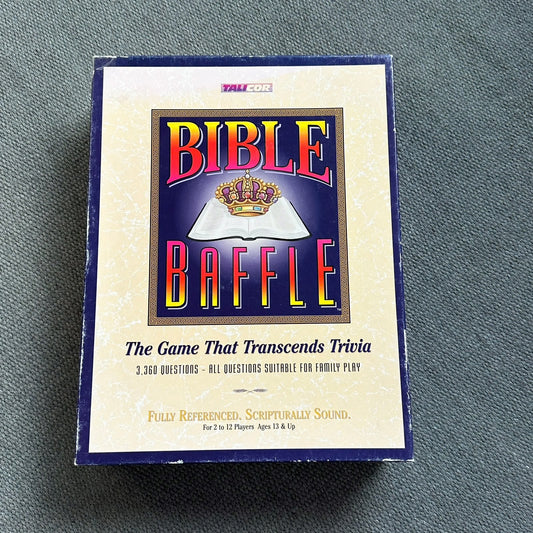 BIBLE BAFFLE (brettspill om Bibelen) fra 1996