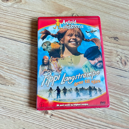 Pippi Langstrømpe drar til sjøs (DVD) - Ny i plast!