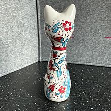 Vintage
Porselens Katt med blomster