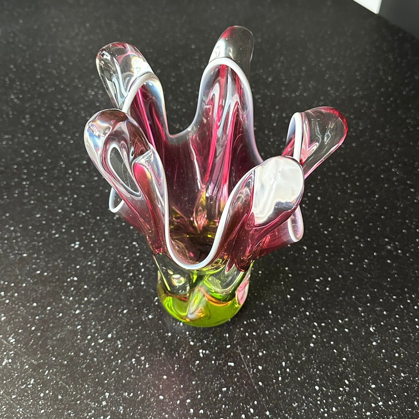 Josef Hospodka bohemia krystall vase fra 1960-tallet