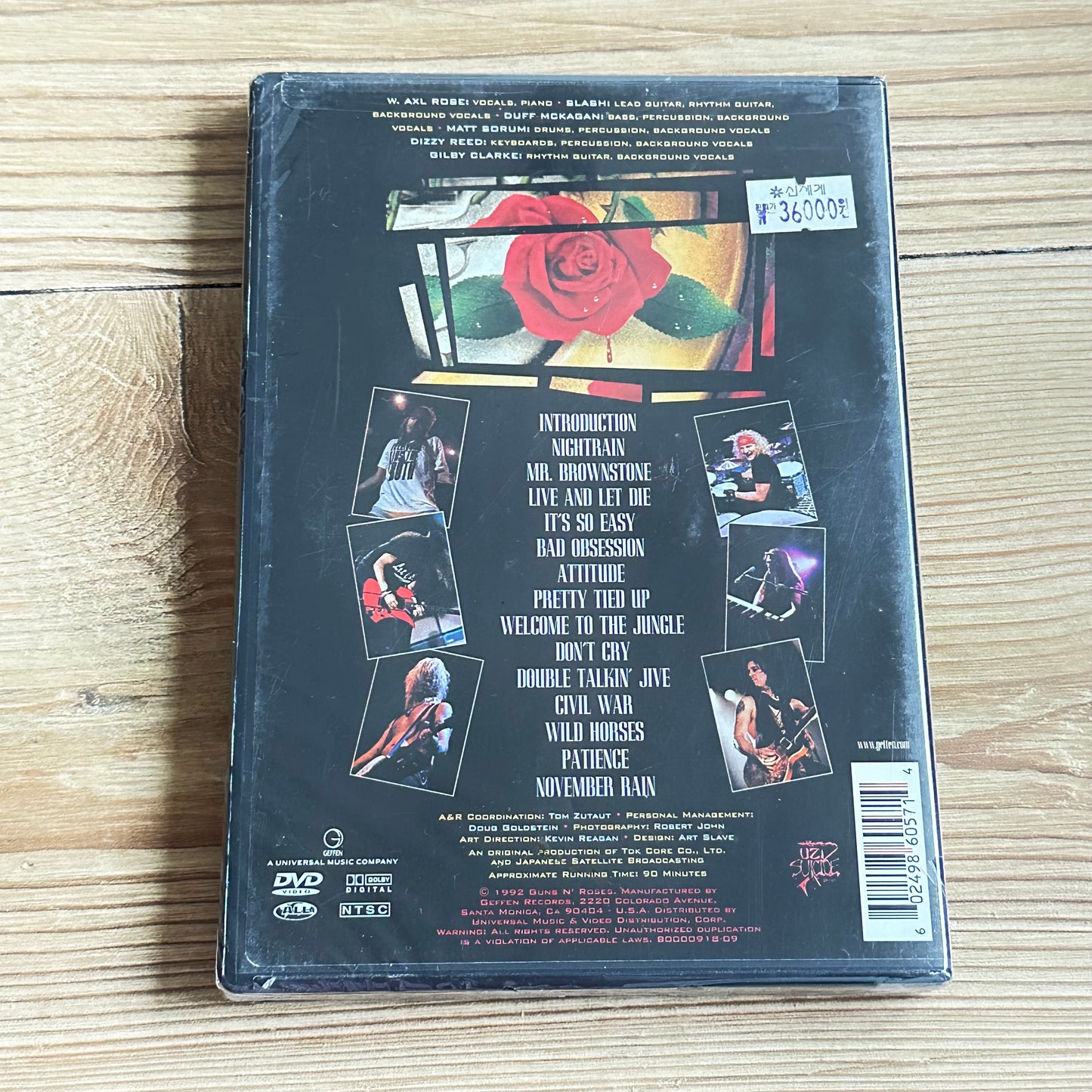 Guns n’ Roses - Use Your Illusion I. 1992. DVD.