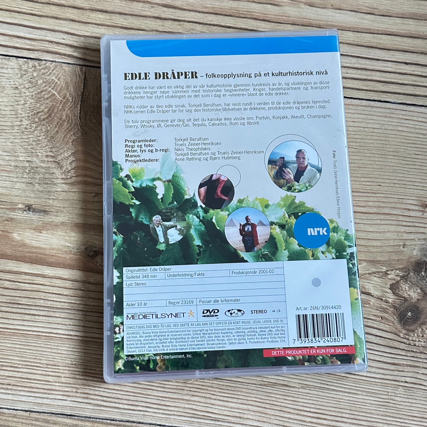 Edle dråper (DVD) - Ny i plast!