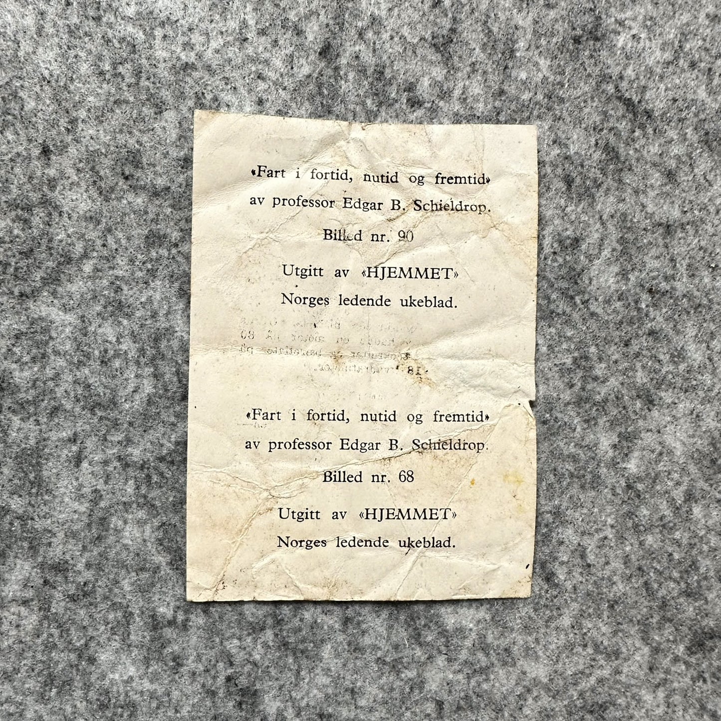 Samlealbum - FART Fortid, Nutid og Fremtid (fra 1935)