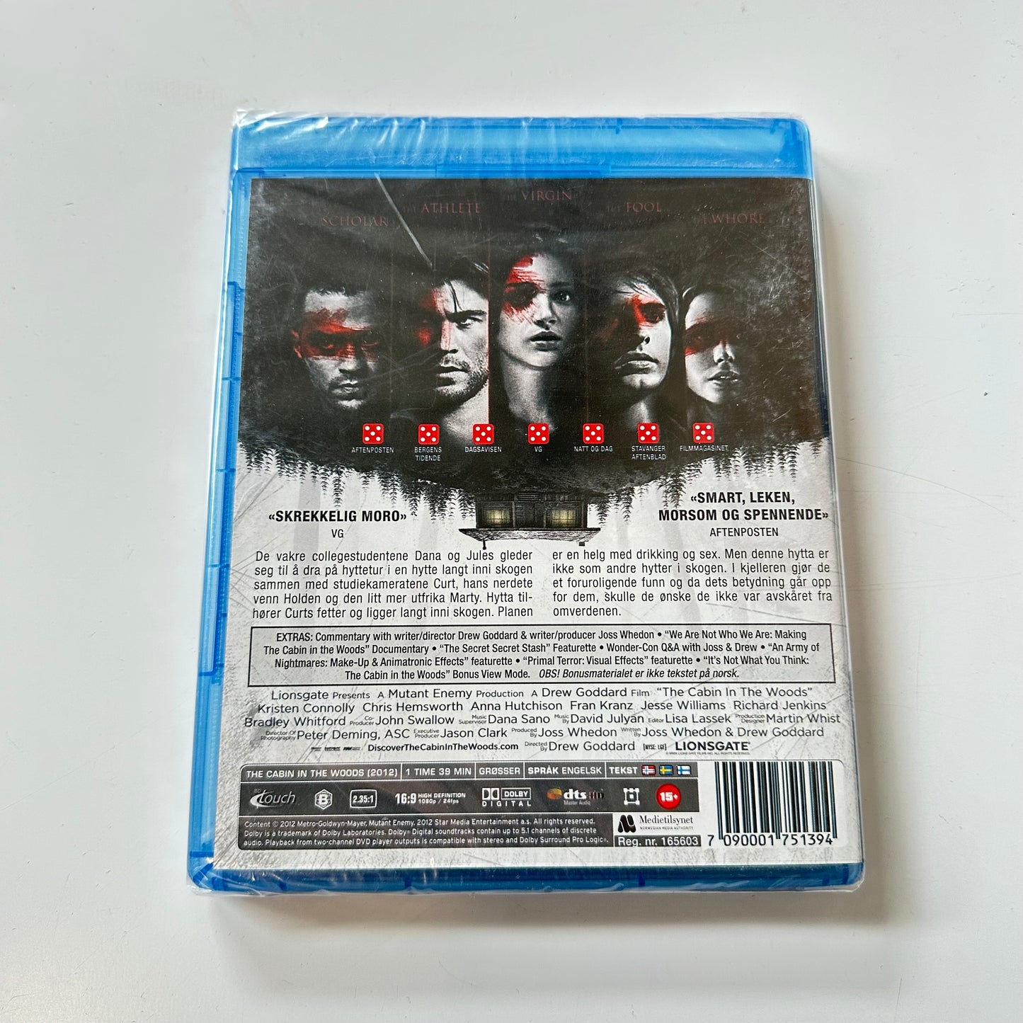 The cabin in the woods (Blu-ray) - Ny i plast !