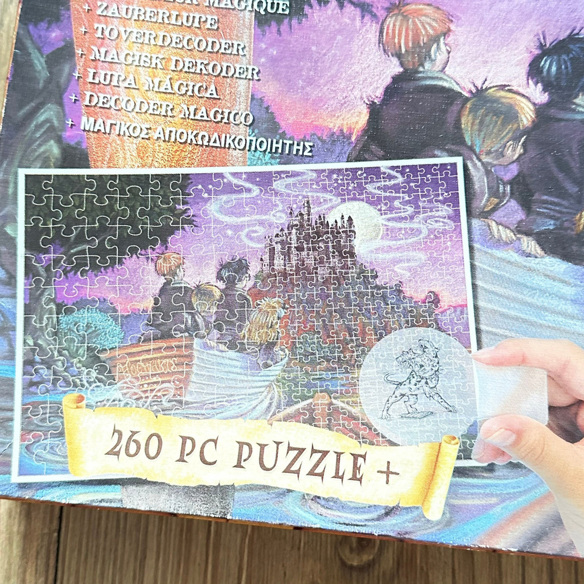 Harry Potter 260 PC Puslespill med Magic Decoder (fra 2000)