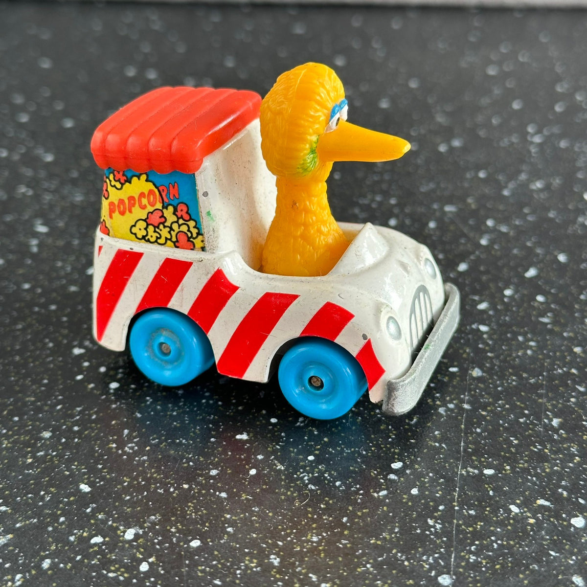 Big Bird fra Sesam Street leke fra 1983
