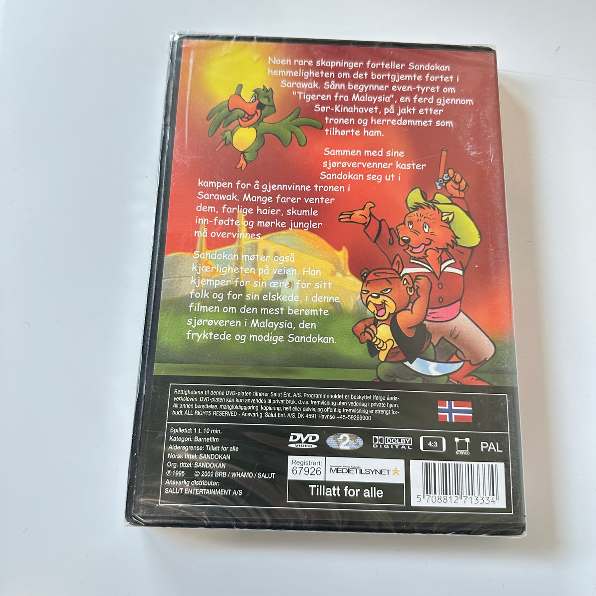 Sandokan (DVD) - Ny i plast !