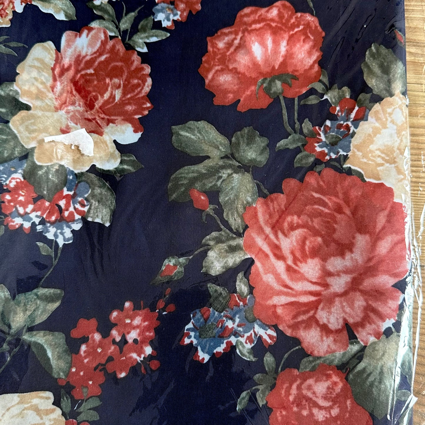Vintage 2 x pakker med 10 meter stoff (10m x 1,6m)