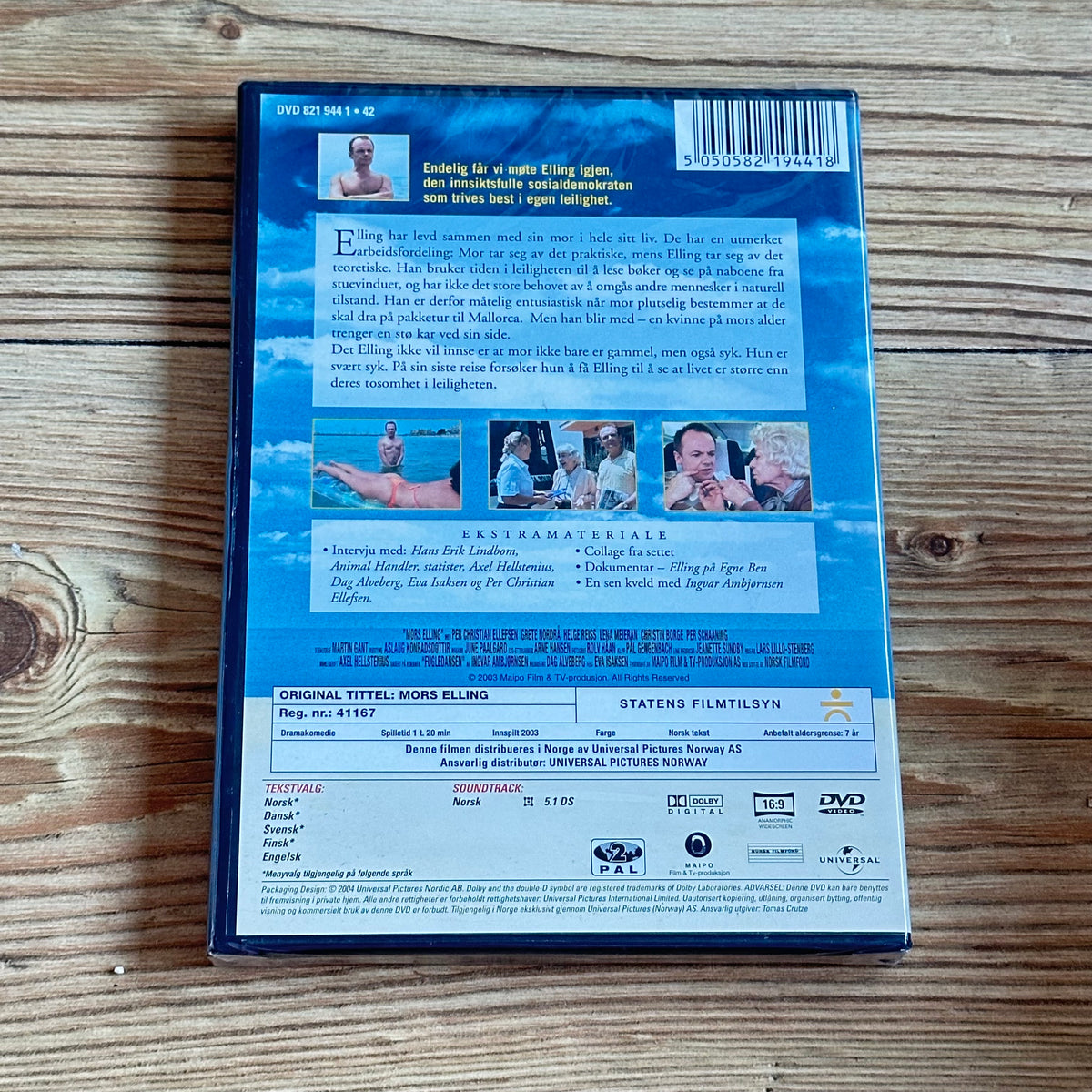 MORS ELLING (DVD) - Ny i plast !