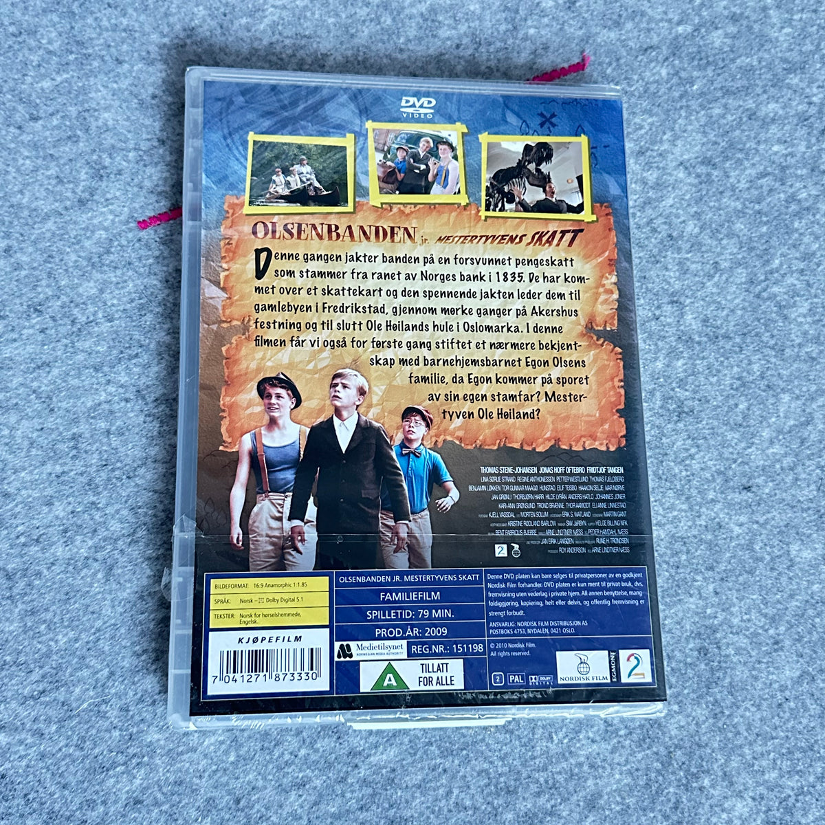 Olsenbanden jr - Mestertyvens skatt (DVD) Ny i plast