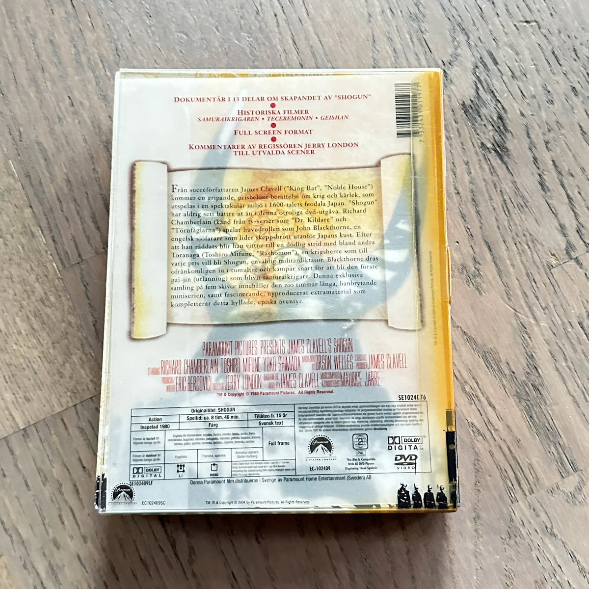 Shogun (DVD med norsk tekst) - Som ny !