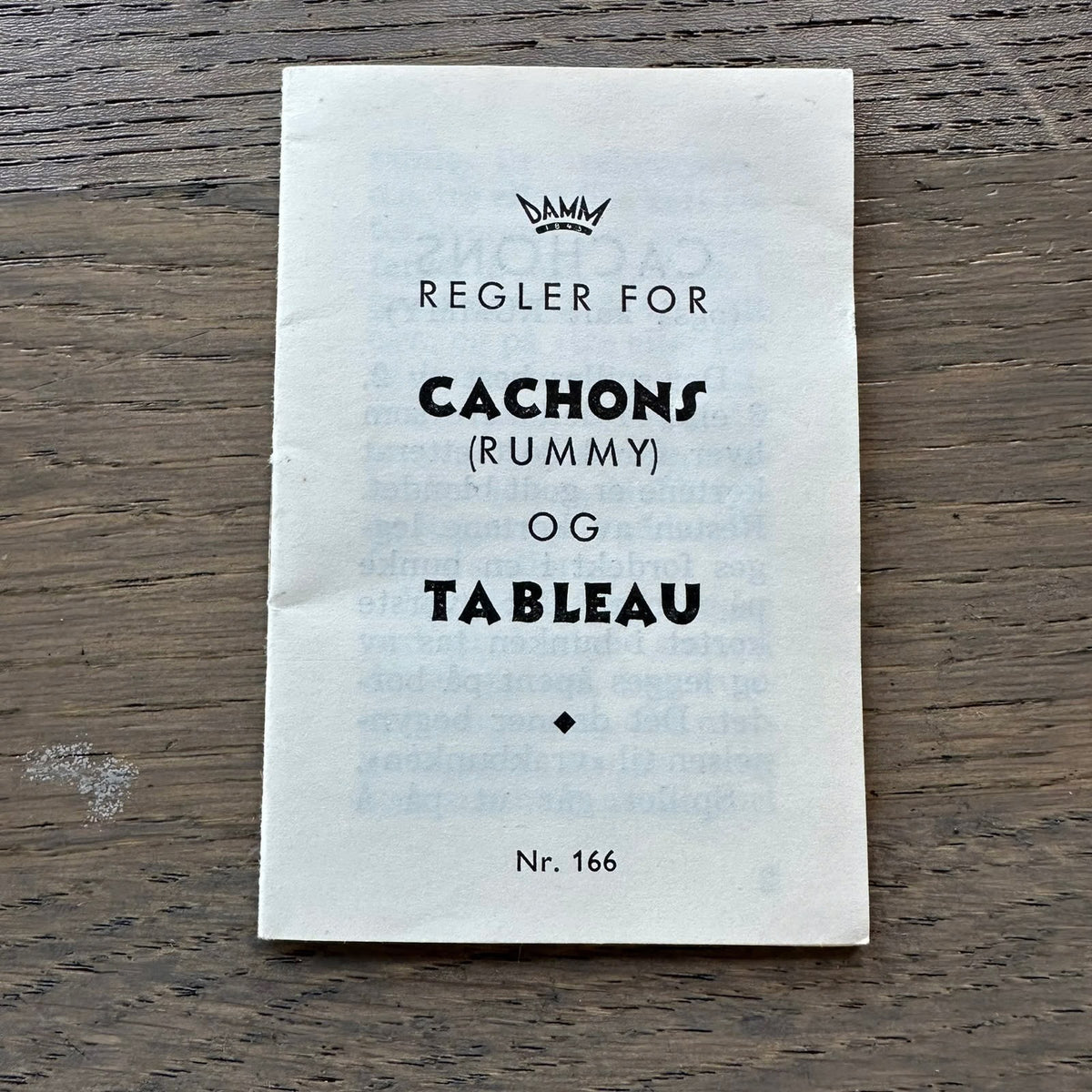 CACHONS Originalen fra DAMM Nr. 166