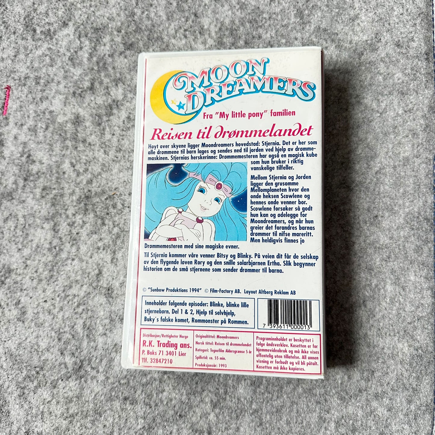 Moon Dreamers "fra My Little Pony familien" - Reisen til drømmelandet. (VHS)