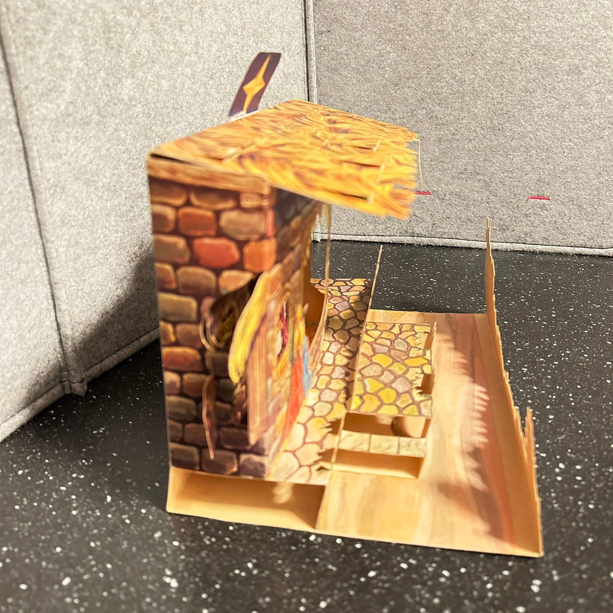 Gammel 3D julekalender fra BØRREHAUG & CO, OSLO