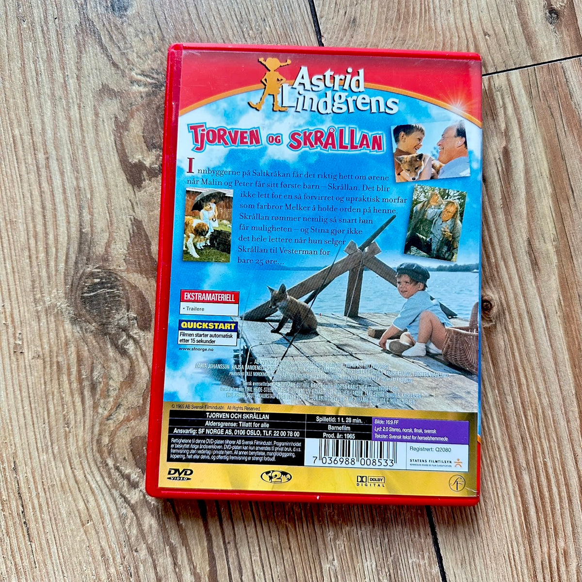 Tjorven og Skrållan (DVD)