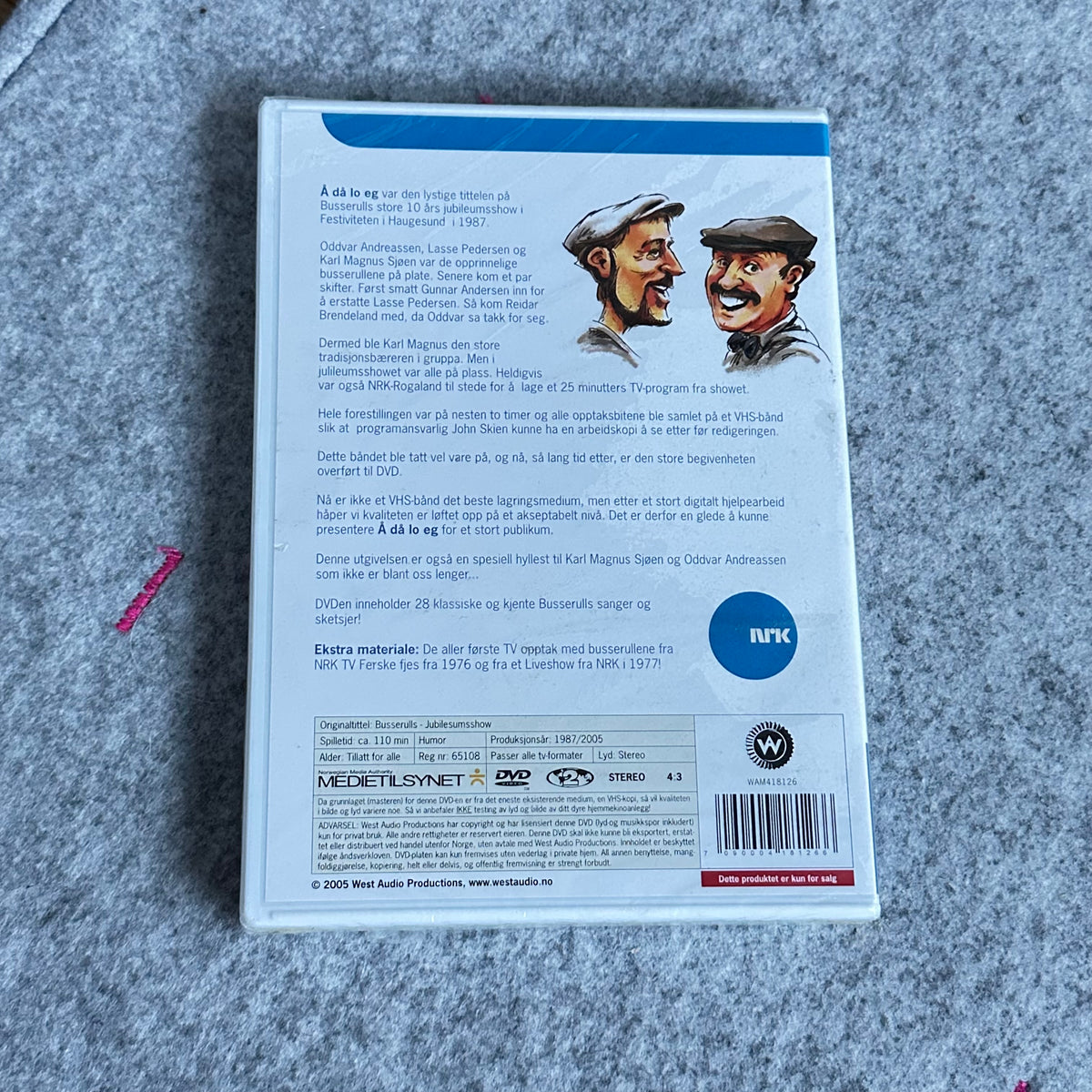 BUSSERULLS (DVD) Ny i plast !