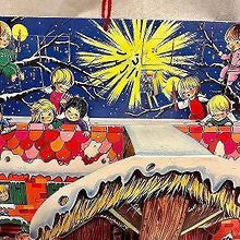 Gammel flott Julekalender med rørlige figurer (1960-70 tall)