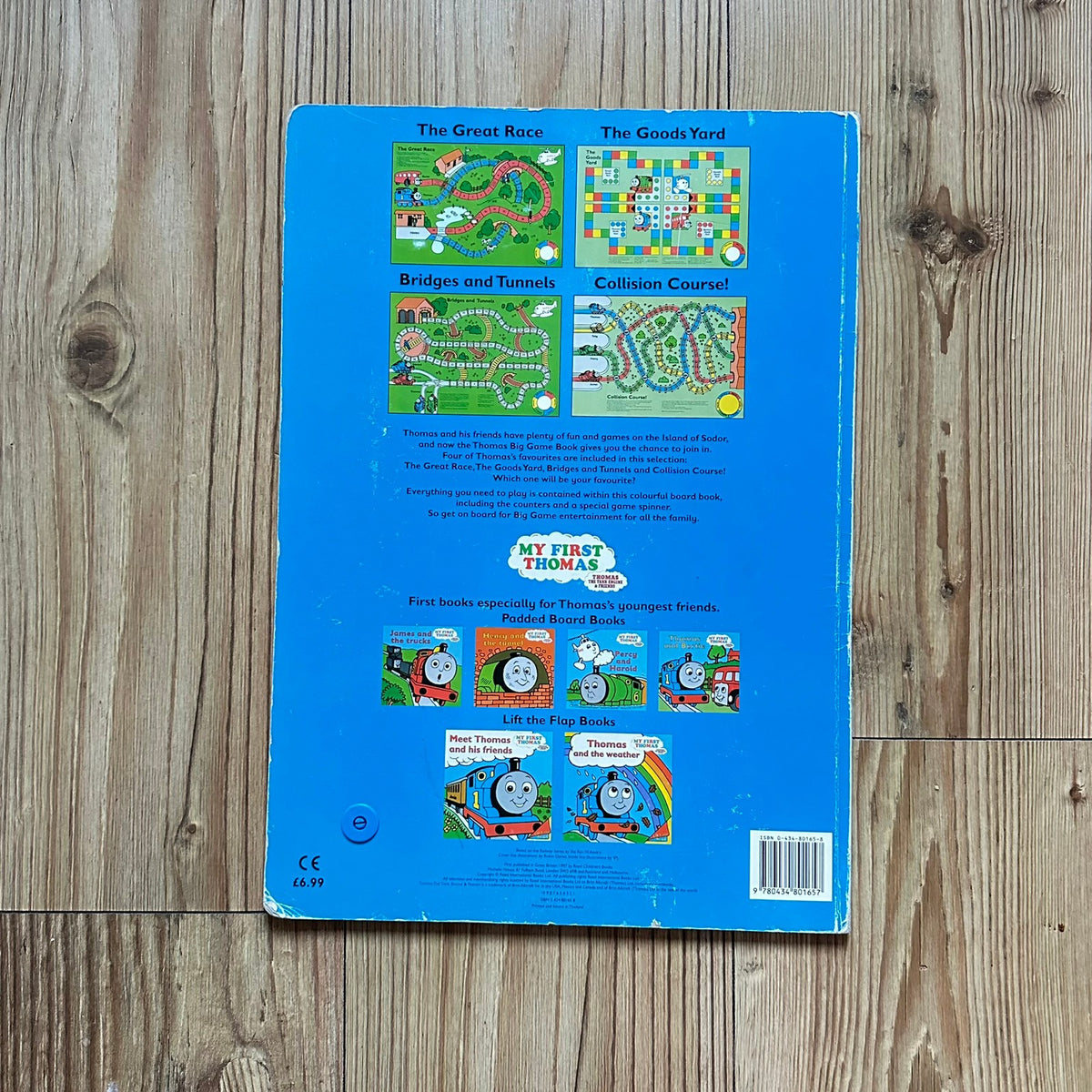 THOMAS Stor bok med Brettspill (1997)