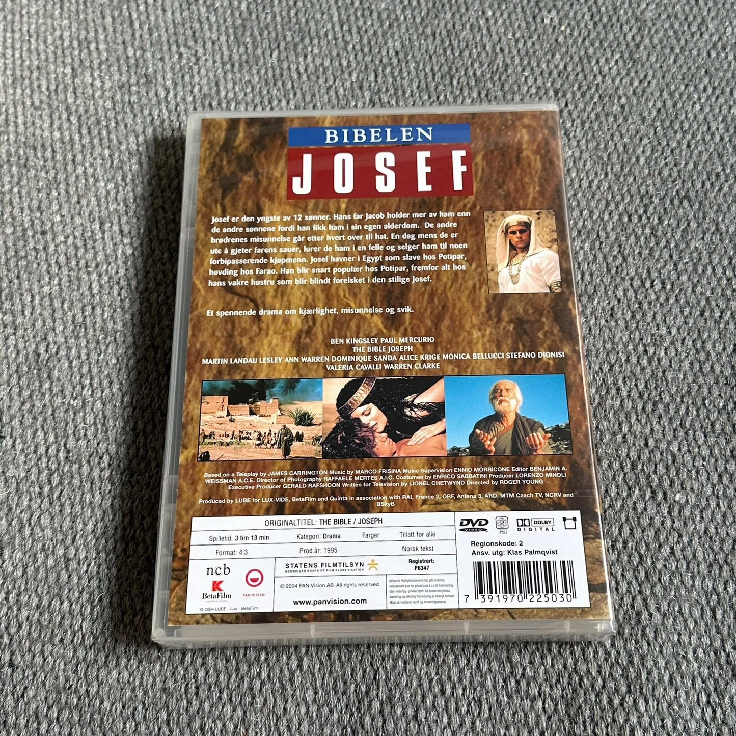 BIBELEN: JOSEF (DVD) - Ny i plast !