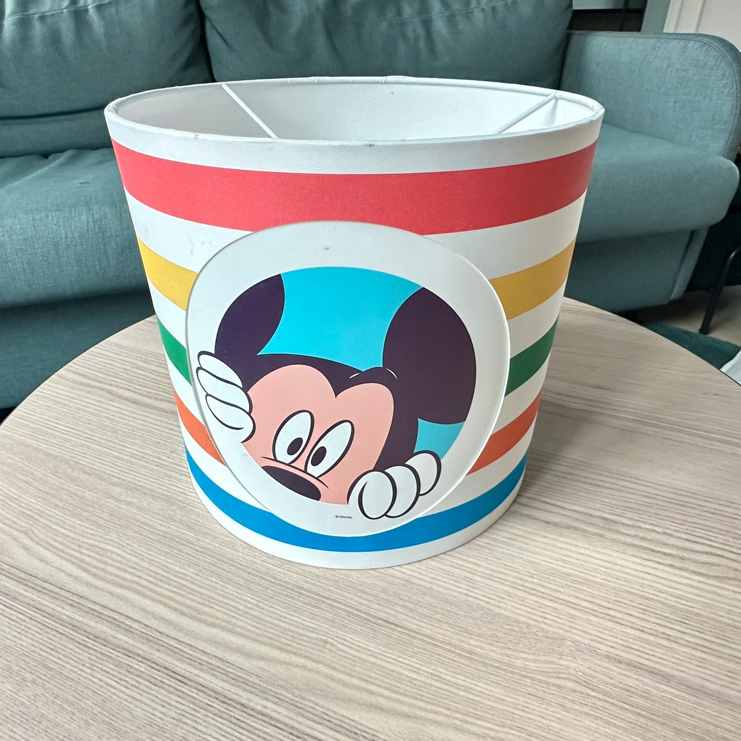 Vintage lampeskjerm med Mikke Mus
