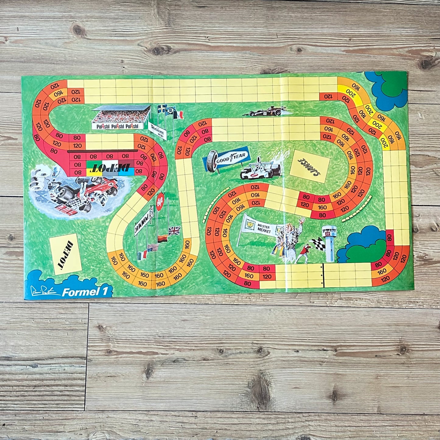 FORMULA 1 - brettspillet fra 1970-tallet - Komplett !