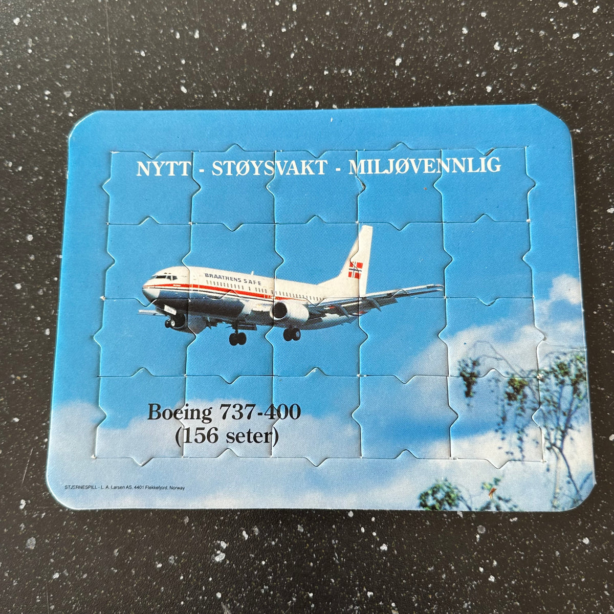 BRAATHENS SAFE BOEING 737-400 puslespill