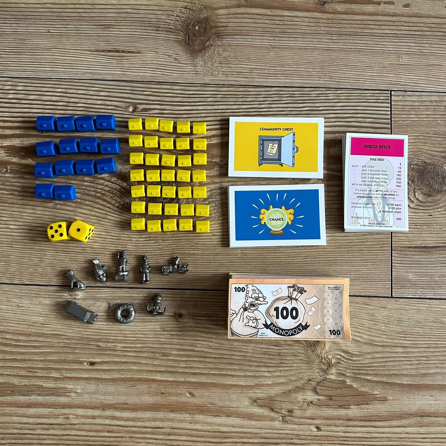 The Simpsons MONOPOLY (fra 2003)