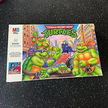 Teenage Mutant Hero Turtles brettspillet fra 1990