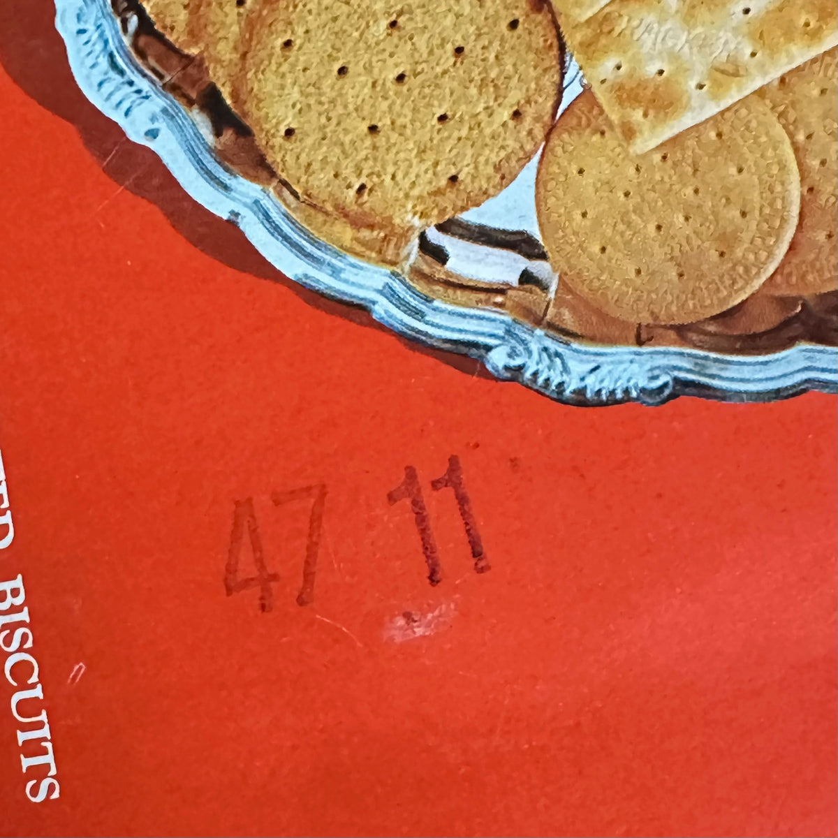 Gammel SÆTRE KJEKS eske i kartong fra 1946