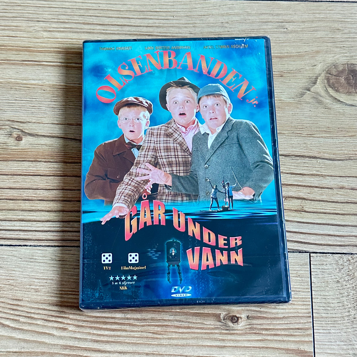 Olsenbanden jr går under vann (DVD) Ny i plast)