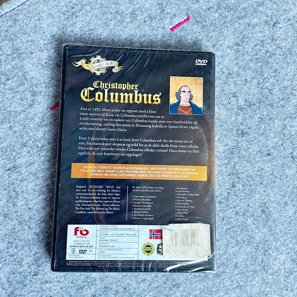 Christopher Columbus (DVD) Ny i plast !