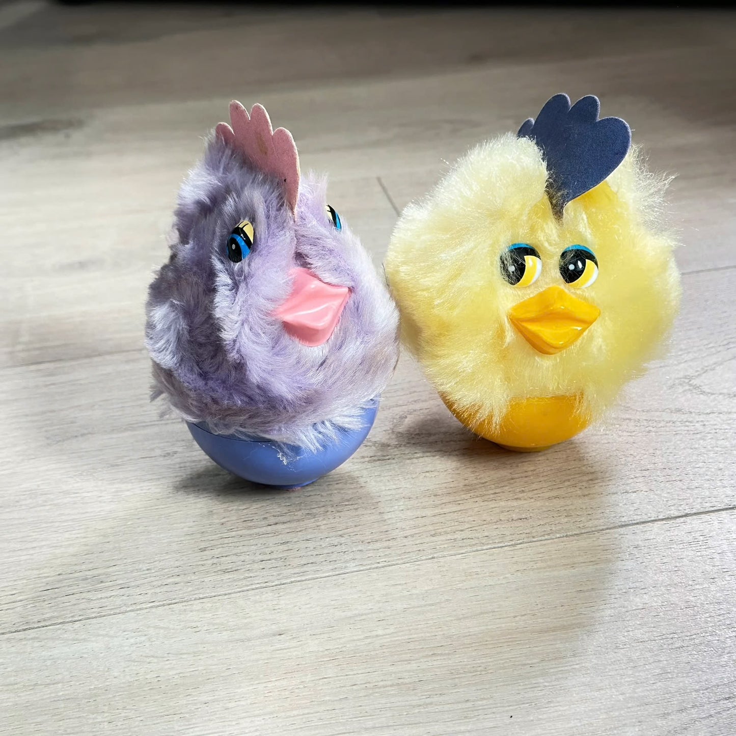 2 stk vintage Påskeegg kyllinger