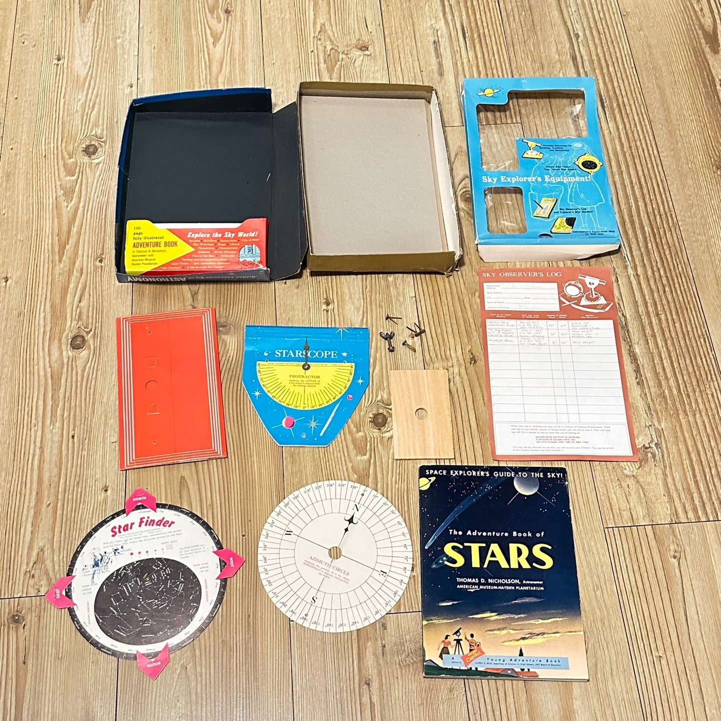GOLDEN ADVENTURE KIT OF ASTRONOMY (1961)