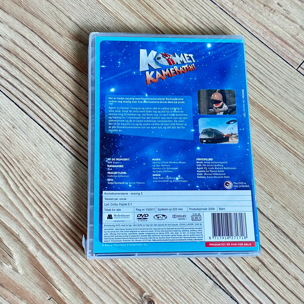 Komet Kameratene sesong 3 (DVD) - Ny i plast