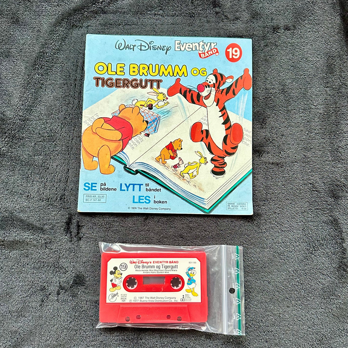 19 Disney Eventyrbånd - Ole Brumm og Tigergutt