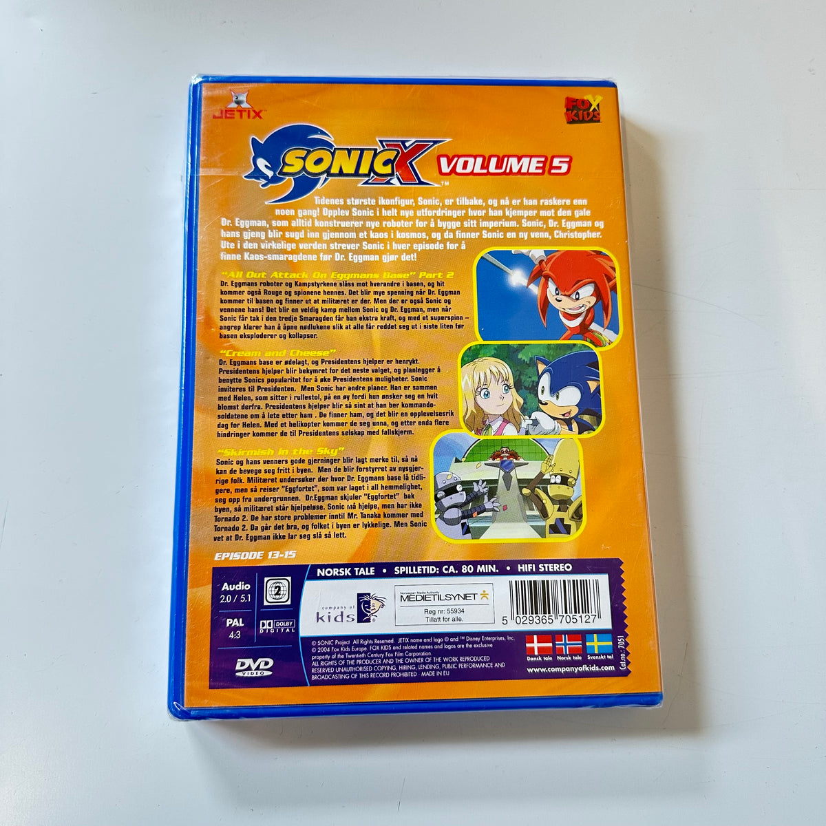 Sonic X Vol. 5 (DVD) - Ny i plast !