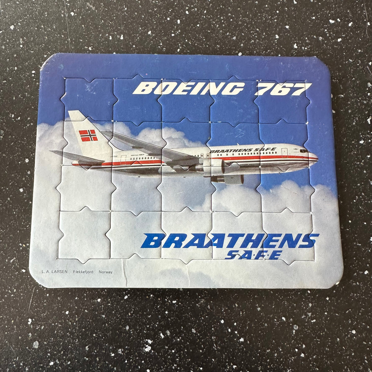 BRAATHENS SAFE BOEING 767 puslespill