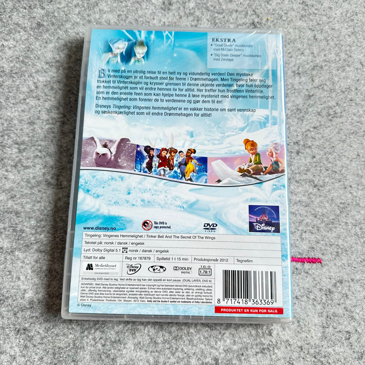 Tingeling vingenes hemmelighet (DVD) Ny i plast
