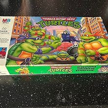 Teenage Mutant Hero Turtles brettspillet fra 1990